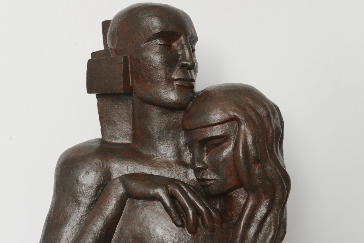 Couple - Sculpture by Mariko