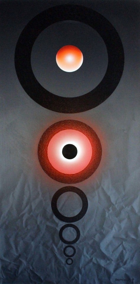 Sei cerchi - Painting di Patrice Breteau