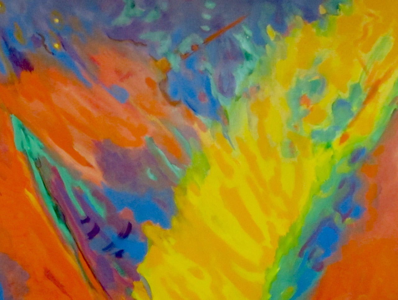 Unicornio es una decoración abstracta realizada por Evelyne Ballestra, artista contemporánea francesa. Este colorido cuadro expresionista representa a un unicornio.

Ballestra expresa un movimiento único en cada cuadro con una sensualidad muy
