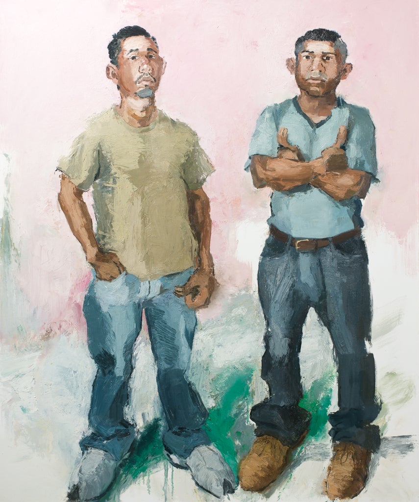 Francisco and Raul - Painting by John Sonsini