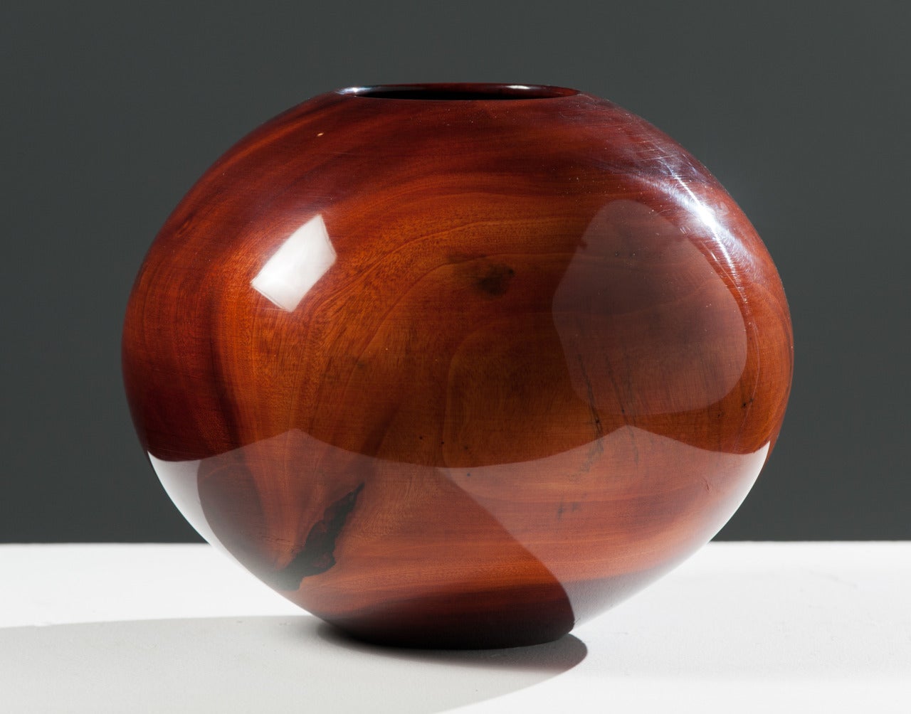 Philip Moulthrop Abstract Sculpture - Mahogany (310)