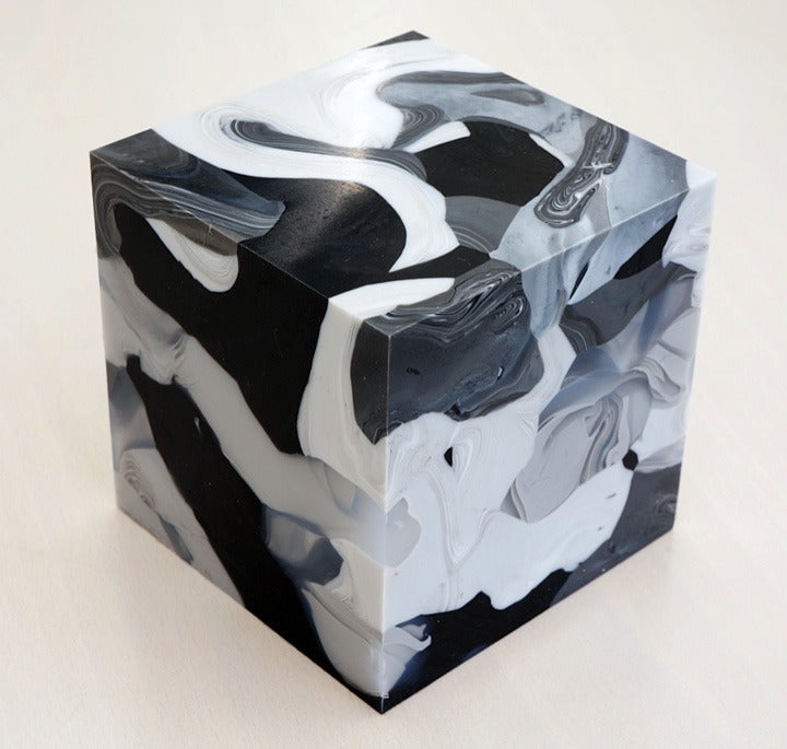 Matthias van Arkel Abstract Sculpture - Mini-Cube, 13-6-3