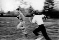 "The Football Game" Robert F. Kennedy & Ethel Kennedy, Hickory Hill, McLean, Virginia