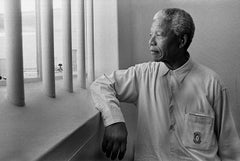 Nelson Mandela in seinem Zell, Robben Island (Revisit)