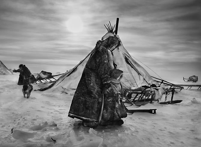 Nenets, an indigenous nomadic people