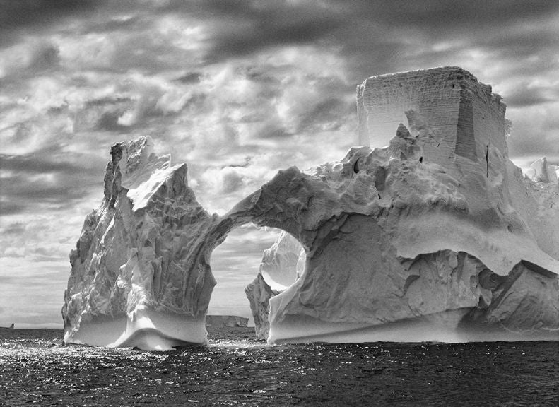 Iceberg between the Paulet Island and the South Shetland Islands, Antarctica - Photograph by Sebastião Salgado