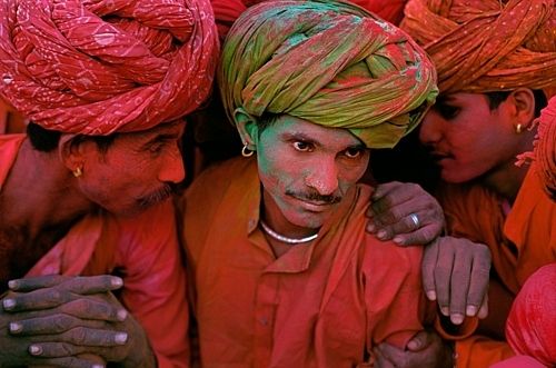 Holi Man - Photograph by Steve McCurry