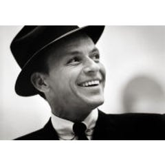 Herman Leonard - Frank Sinatra, New York City [recording in studio ...