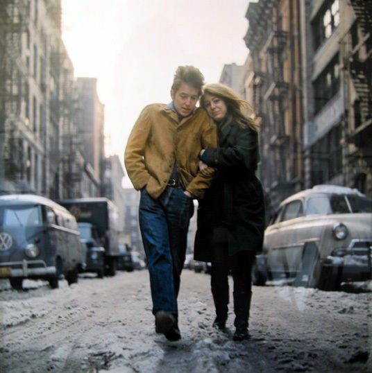 Bob Dylan & Suze, New York - Photograph by Don Hunstein