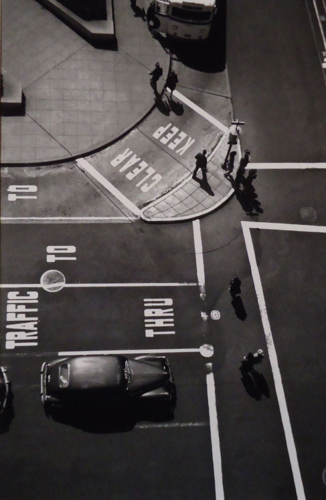 San Francisco Post and Powell Street, Union Square - Photograph by Fred Lyon