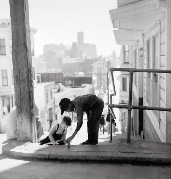 North Beach-Kearny and Fresno, San Francisco - Photograph by Fred Lyon