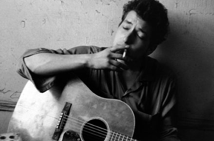 John Cohen Portrait Photograph – Bob Dylan, New York