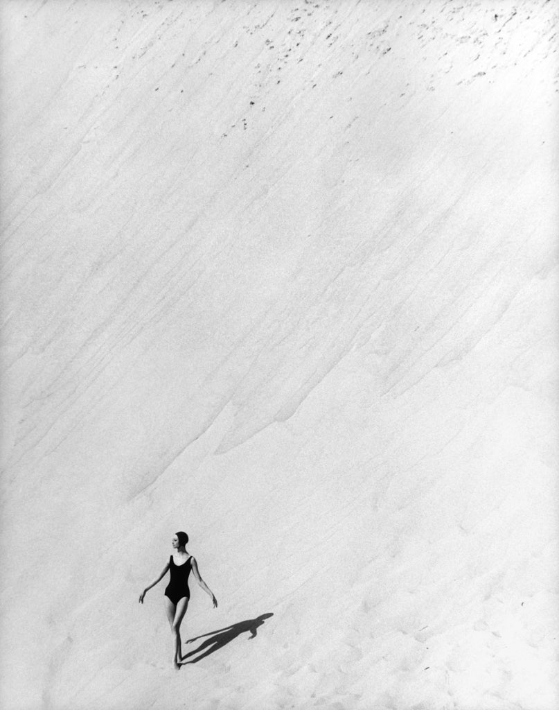 Georges Dambier Black and White Photograph - Catherine Dune du Pyla