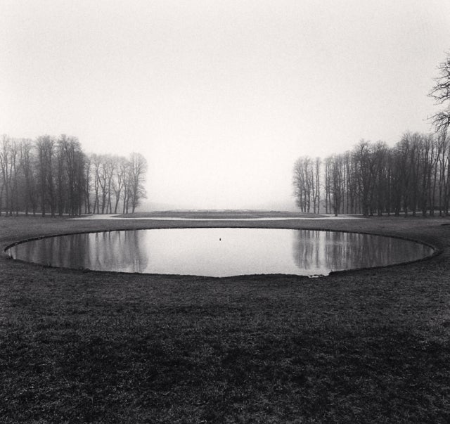 Michael Kenna Landscape Photograph - Circle of Water, Marly, France