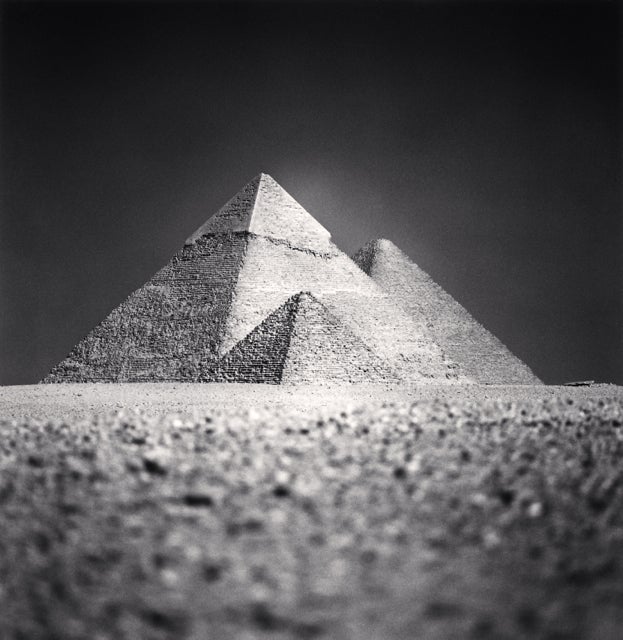 Michael Kenna Landscape Photograph - Giza Pyramids, Study 5, Cairo, Egypt