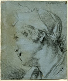 Profile Portrait of a Young Woman
