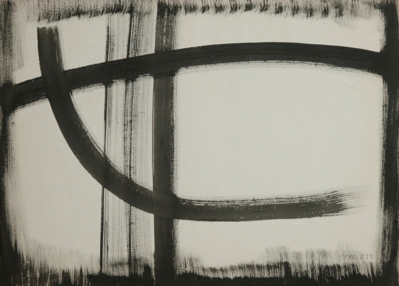 Rolph Scarlett Abstract Drawing - untitled (Abstraction)