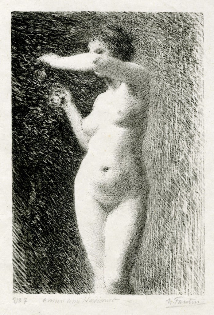 Henri Fantin-Latour Nude Print - Etude pour Eve