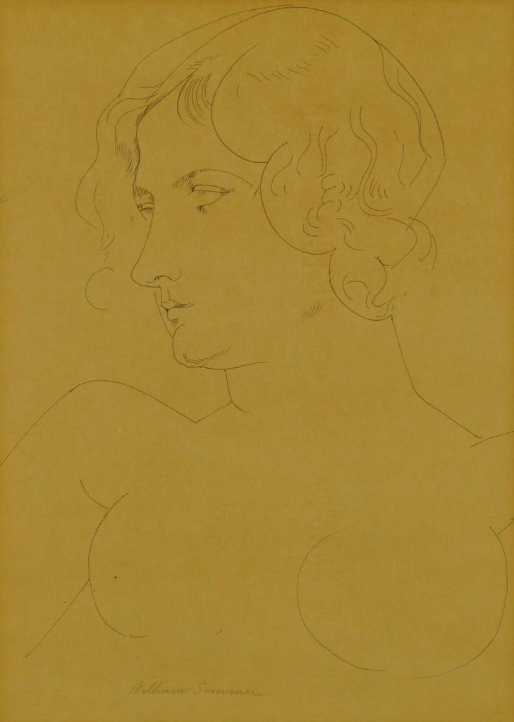 William Sommer Portrait - Woman