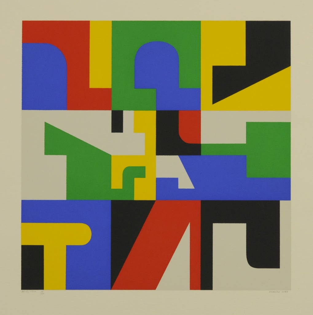 Norman Ives Abstract Print - BA 5