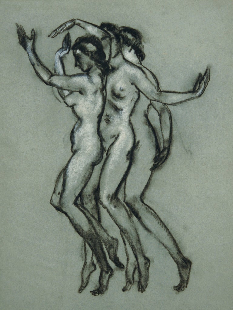 Dancing Nudes - Art by Arthur Bowen Davies