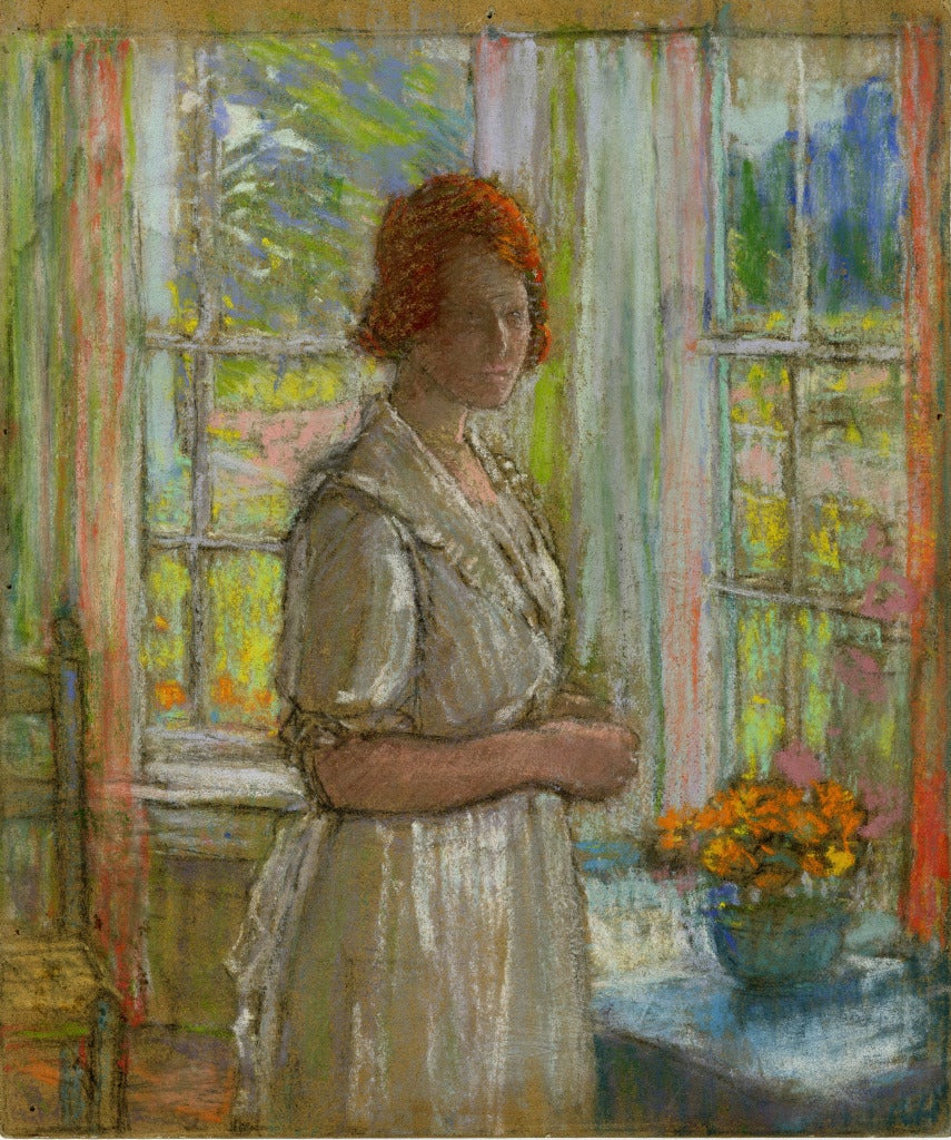 Karl Albert Buehr Portrait - untitled Woman by the Windows