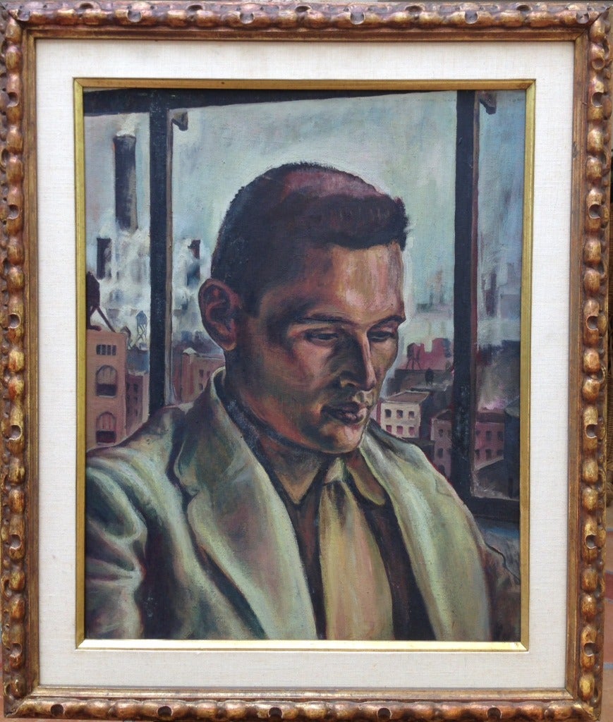 « Portrait du Dr Monroe Mufson » - Painting de Joseph Biel