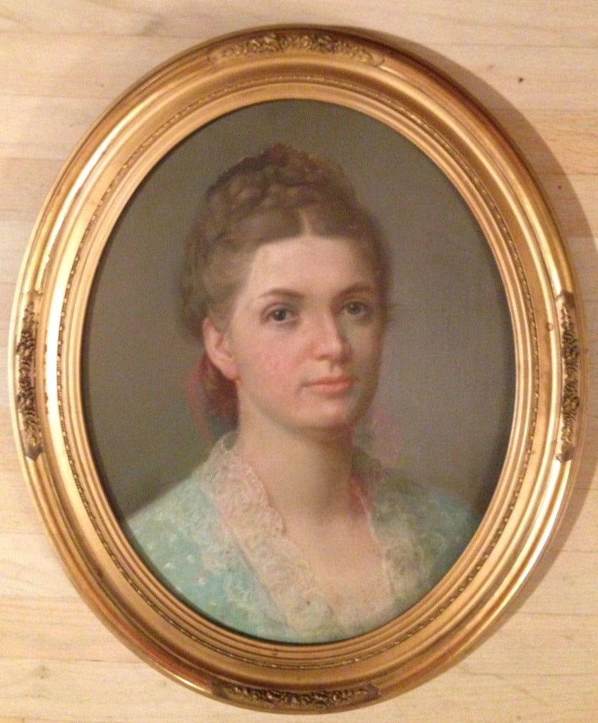 Edward Clifford Portrait Painting - Portrait of Young Woman