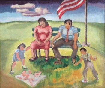 “Family” - Painting by Hazel Finck