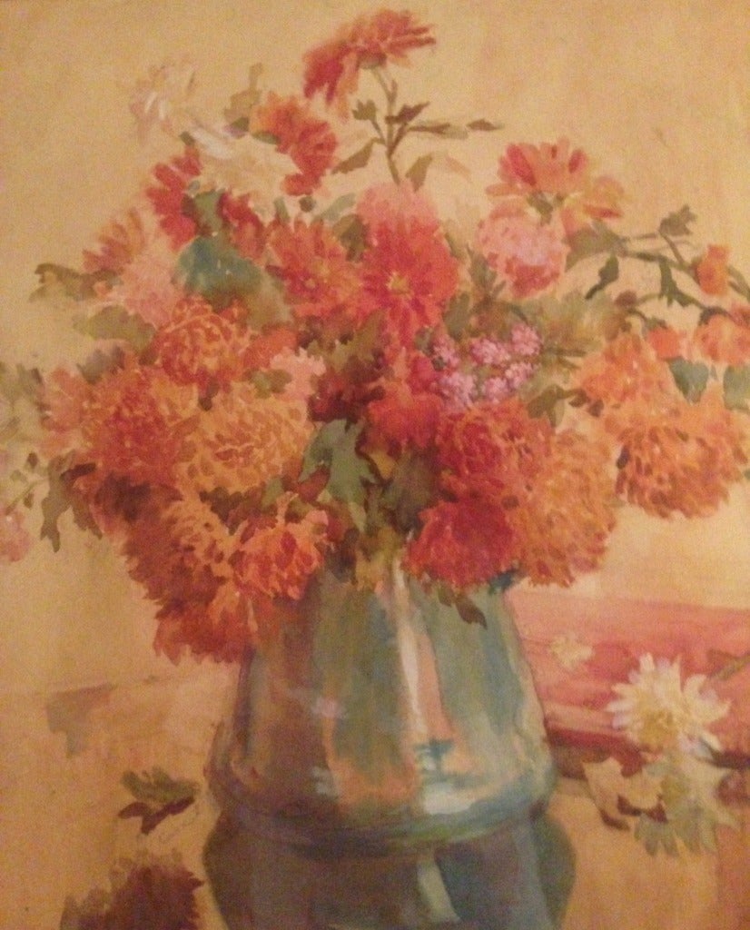 Asters - Painting by C. Isabel Campbell