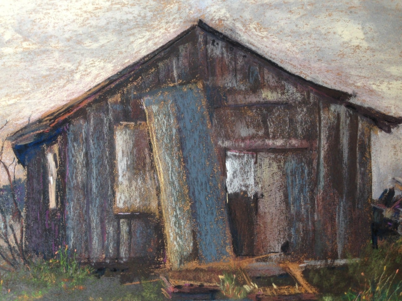 The Old Shed - Painting by Paul Morgan Gustin