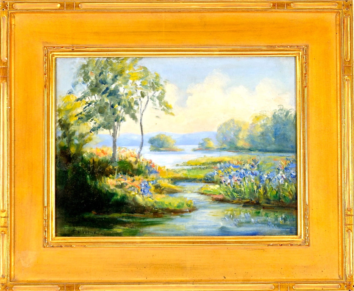 Belle Evelyn Colborne Hamilton Landscape Painting - “Long View”