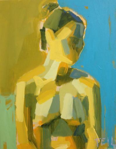 Teil Duncan Nude Painting - Figure study