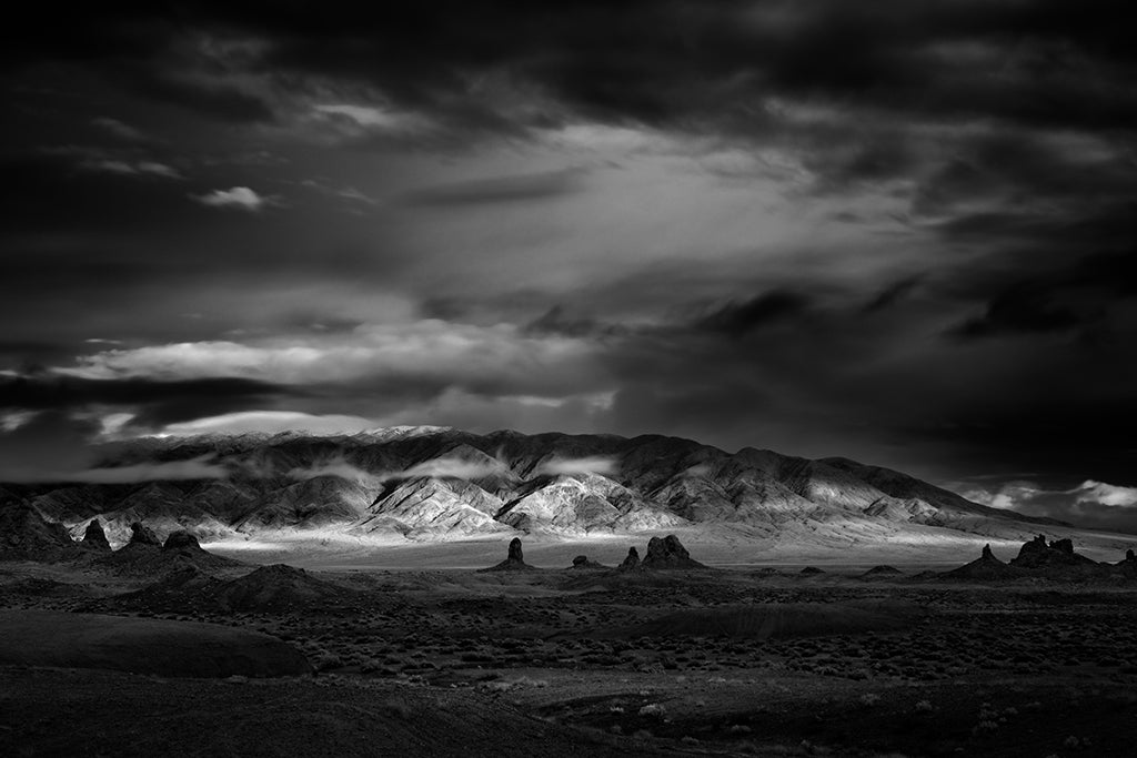 Mitch Dobrowner Black and White Photograph - Last Light Trona