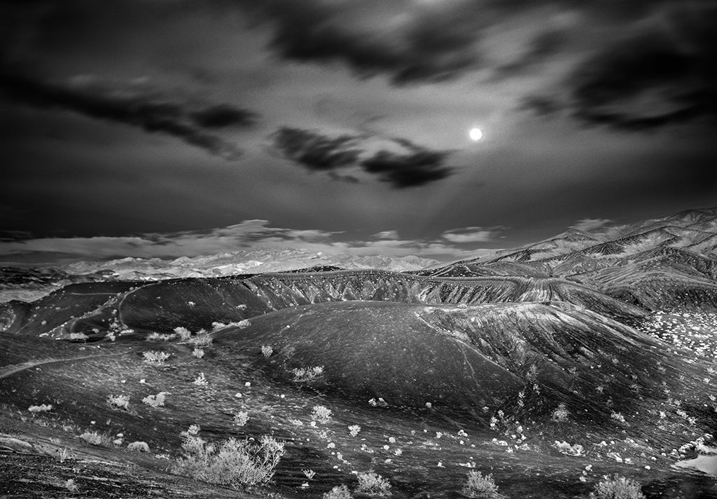 Mitch Dobrowner Black and White Photograph - Little Hebe Crater
