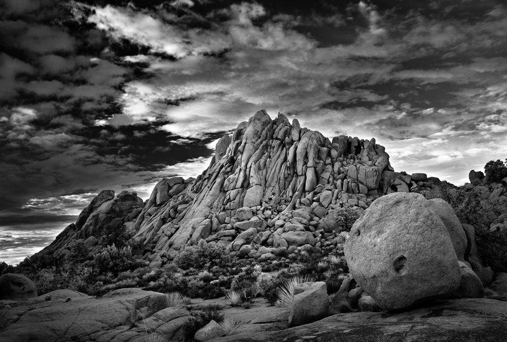 Mitch Dobrowner Landscape Photograph - Pirate Rock Joshua Tree NP
