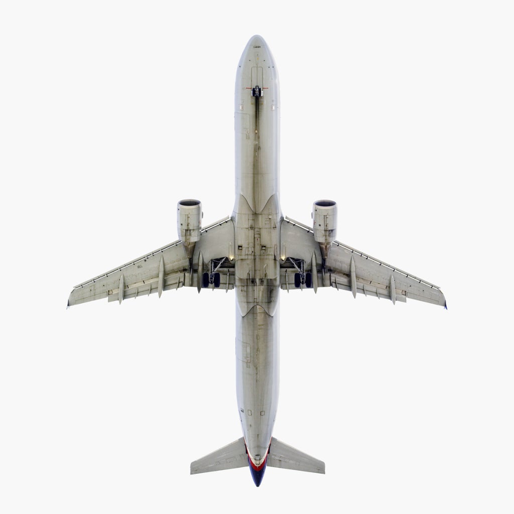 Jeffrey Milstein Color Photograph - US Airways Airbus A321
