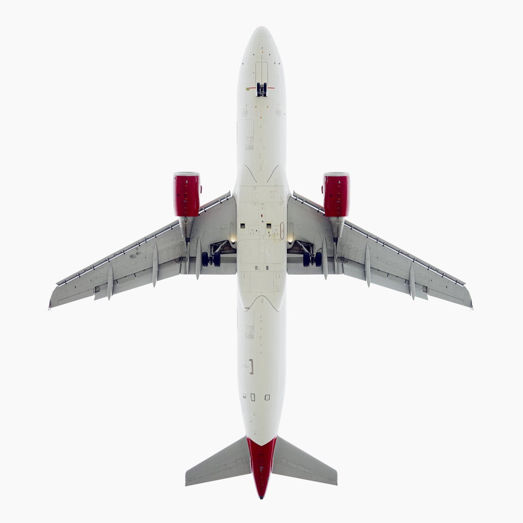 Jeffrey Milstein Still-Life Photograph - Virgin America Airbus A320