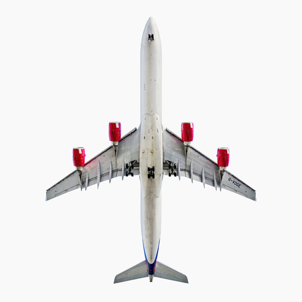 Jeffrey Milstein Still-Life Photograph - Virgin Atlantic Airways Airbus A340-600