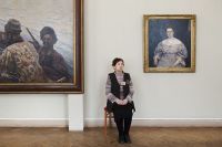 Vasily Surikov
s Portrait of A.P. Jurgenson and detail of Stepan Razin, Russian State Museum