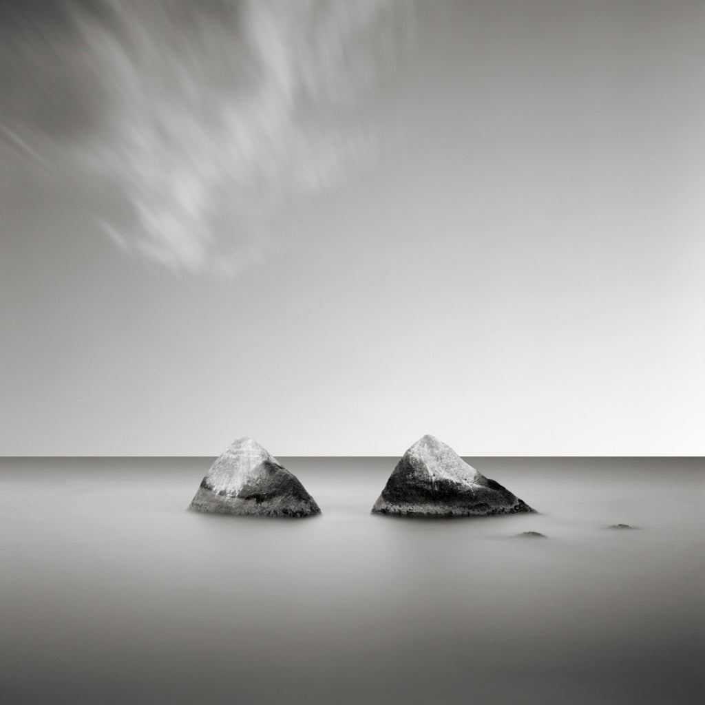 David Fokos Black and White Photograph - Painted Rocks, North Tisbury, Massachusetts