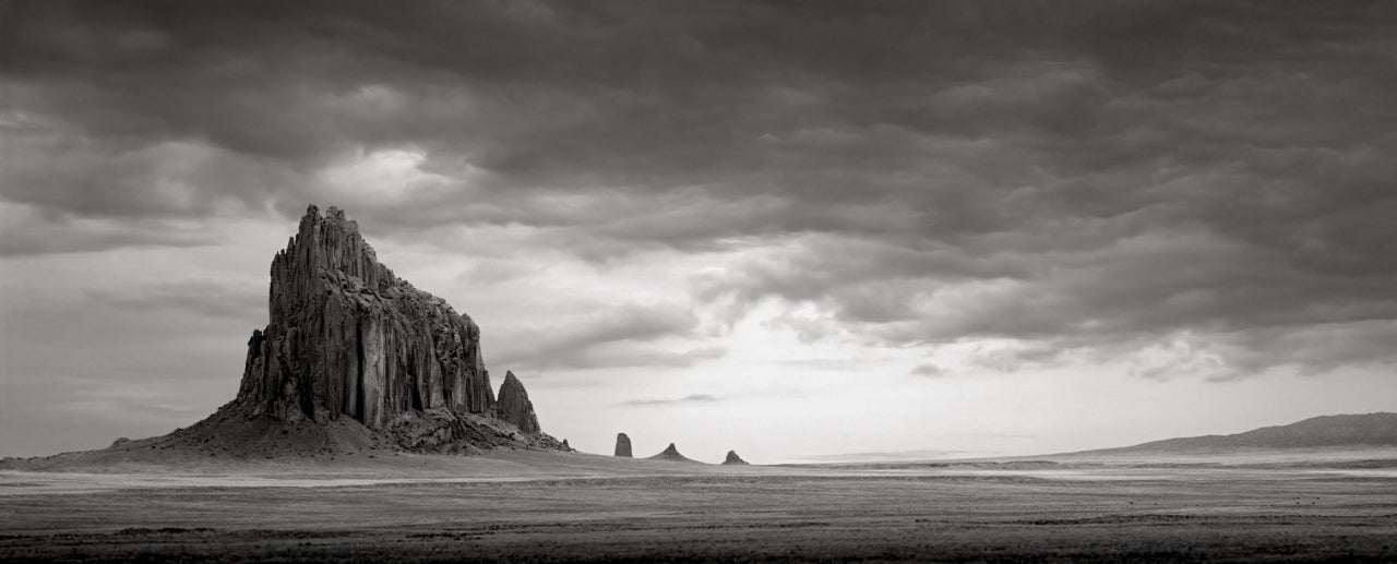 David Fokos Black and White Photograph - Shiprock, Navajo Nation