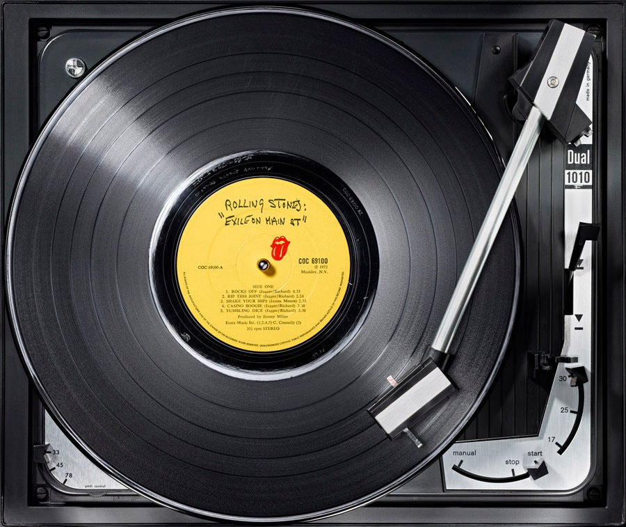 Kai Schäfer Color Photograph - Dual1010 / The Rolling Stones / Exile on Main Street