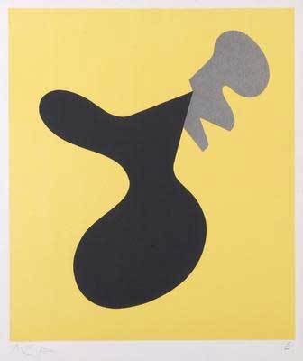 Hans (Jean) Arp Abstract Print - Presque Vase et Fleur