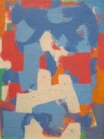 Untitled Abstraction (Red, Blue and Orange)