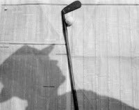 Golf Club and shadow, Manhattan Woods, Nyack, New York 2002