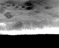 Storm cloud, Clinton, Connecticut 1973