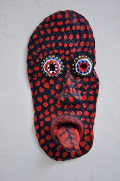 Urban Primitive Mask #12 (black and red)