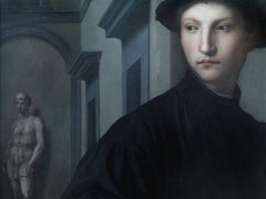 DETAIL FROM: PORTRAIT OF UGOLINO MARTELLI, 2008 BRONZINO, 1436/37, BERLIN