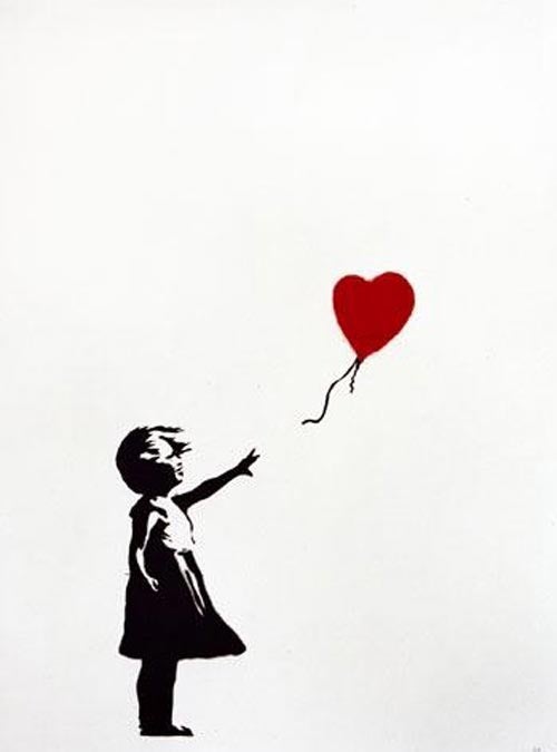 Banksy Figurative Print - Girl With Balloon